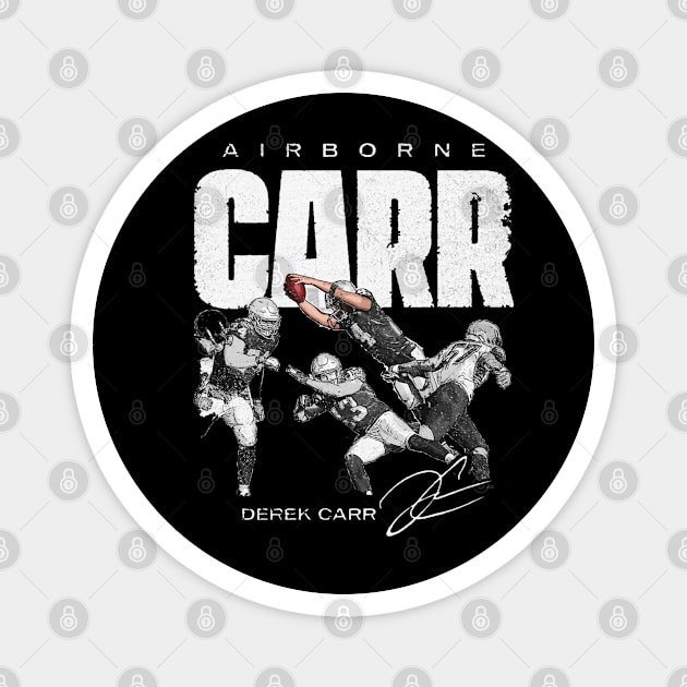 Derek Carr Las Vegas Touchdown Leap Magnet by MASTER_SHAOLIN